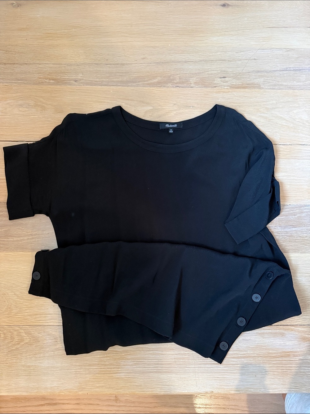Madewell Button-Hem T-Shirt Dress